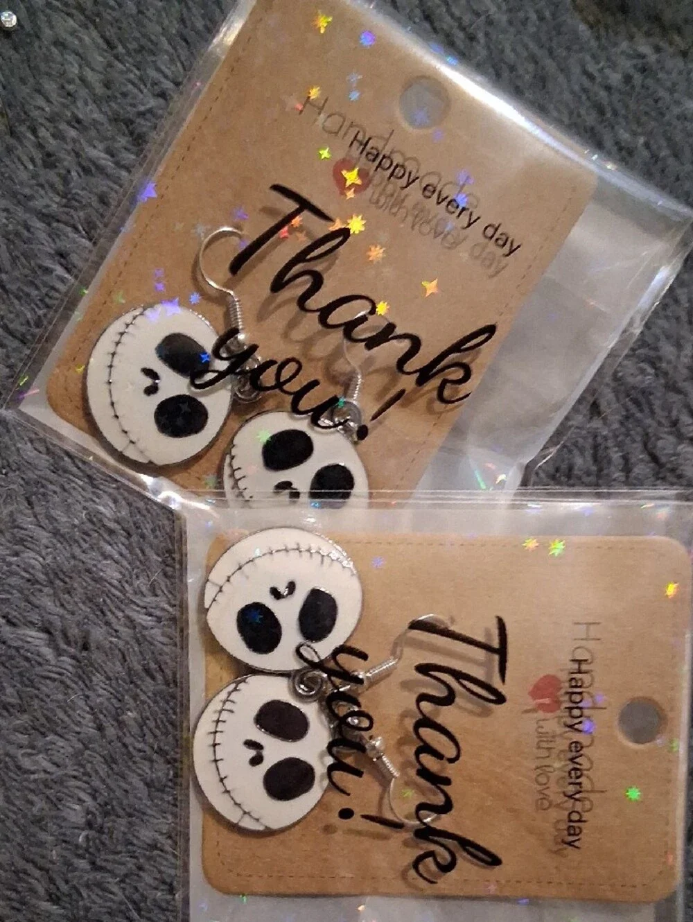 $8 Each Or Bundle 5/$20 Nightmare Before Christmas Themed Handmade Earrings